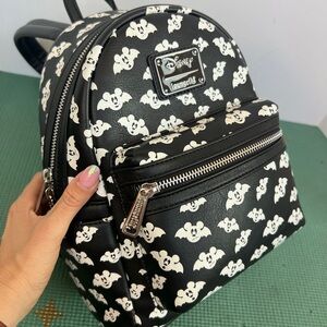 Loungefly Disney Gray Mickey Mouse Backpack